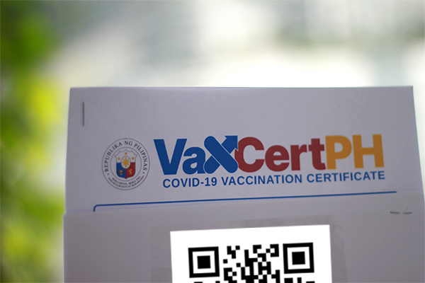 VAX Cert PH, a vaccination certificate issued in the Philippines