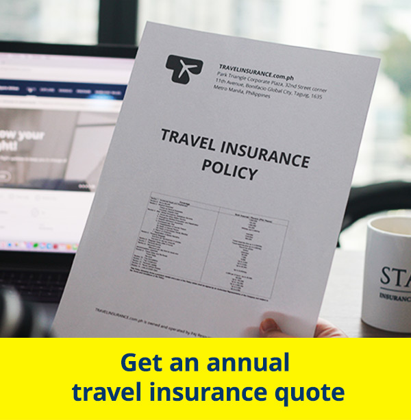 Get an annual travel insurance quote