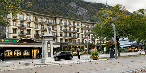 A hotel in Switzerland
